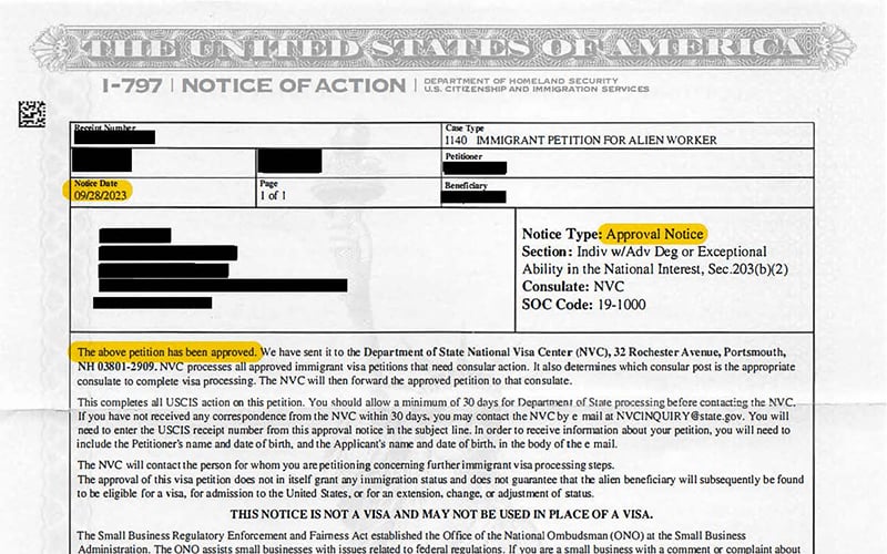 Understanding EB2 National Interest Waiver (NIW) - Approval