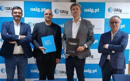 Filipe Galego, João Rodrigues, Zoran Lukic and Francesco Berrettini at University of Algarve