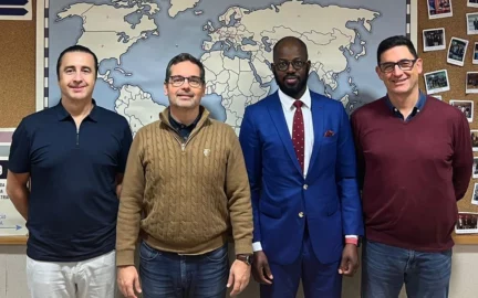 John Haghor, Nuno Mendonça, Dr Olutoyosi Ogunkua, and Paulo Martins