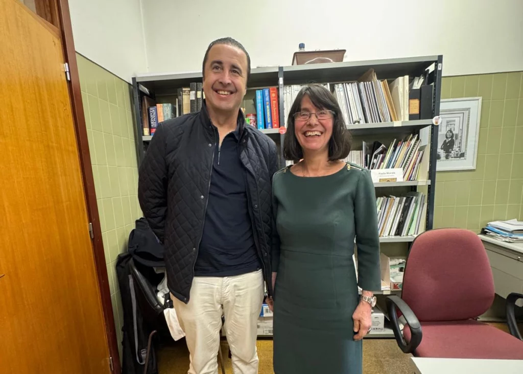 John Haghor with lead researcher Professor Paula Morais