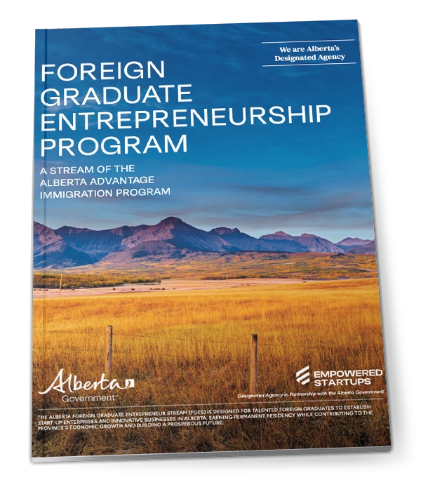 Foreign Graduate Entrepreneurship Program - Alberta Canada