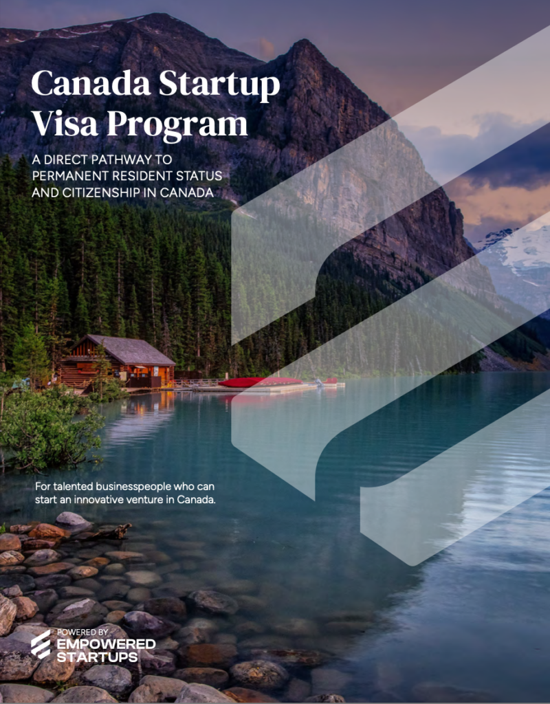 Canada Startup Visa Program Brochure
