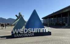 Web Summit Vancouver sign outside the Convention center