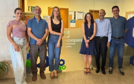 Rita Simões (Empowered Startups), Luís Tarelho (Universidade de Aveiro), Joana Xará (Universidade de Aveiro), Marta Marques (Universidade de Aveiro), Raheel Qureshi (entrepreneur) and Paulo Martins (Empowered Startups)
