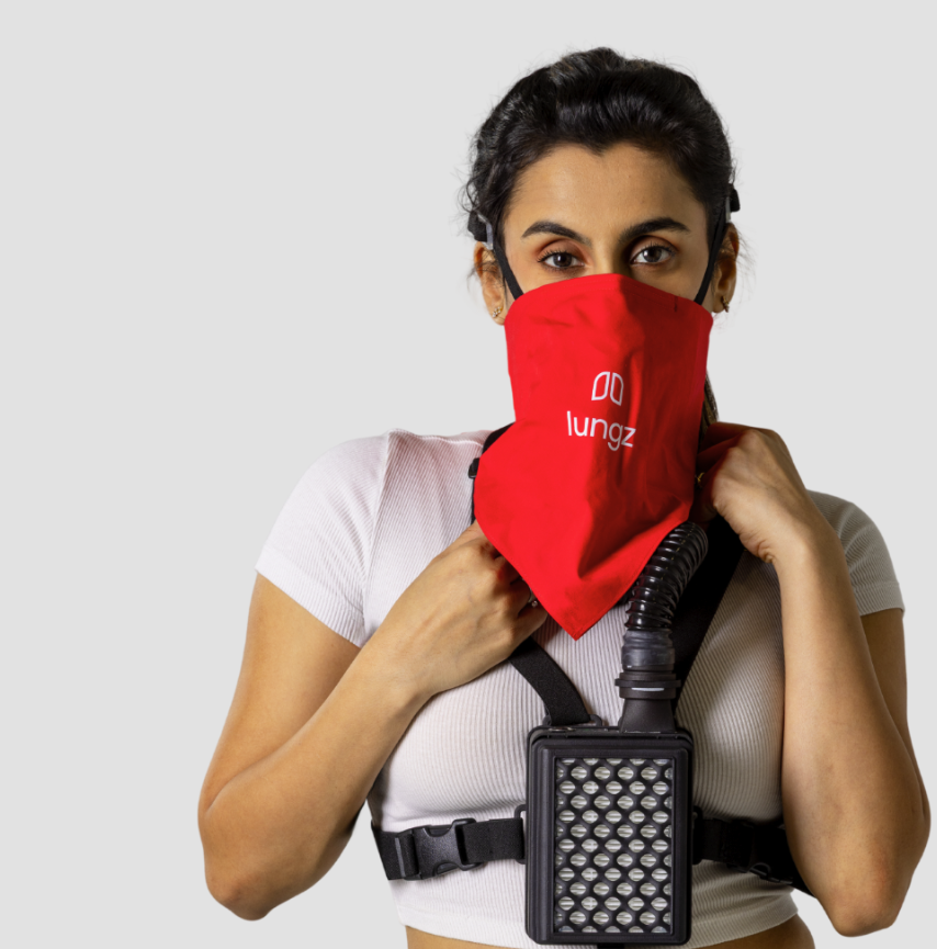 Lungz - Designed for athletes, wildland firefighters, and people with breathing-related concerns