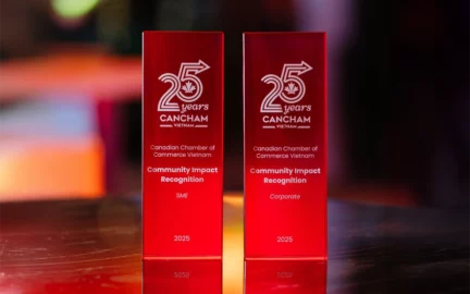 Empowered Startups receives two Community Impact Awards by the Canadian Chamber of Commerce in Vietnam 2025